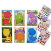 Children Kids Make Your Own Face Stickers Toys Cute Cartoon Dinosaur Puzzle Diy Sticker Games For Early Education Gift Toy