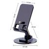 For 360 Adjustable Cell Phone Stand Angle Height Adjustable Holder Sturdy Phone Stand For Desk Compatible For Mobile Phones