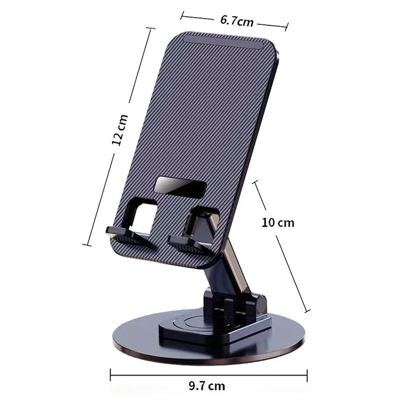 For 360 Adjustable Cell Phone Stand Angle Height Adjustable Holder Sturdy Phone Stand For Desk Compatible For Mobile Phones