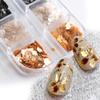 6 Grids/box Irregular Nails Mica Paillette Natural Abalone Shell Fragment Slice Nail Art Glitter Manicure Decorations