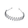 Men's and Women's Iron Hair Bands Headbands R Invisible Sports Back Hair Holes Wavy Hair Clips Magic Headwear