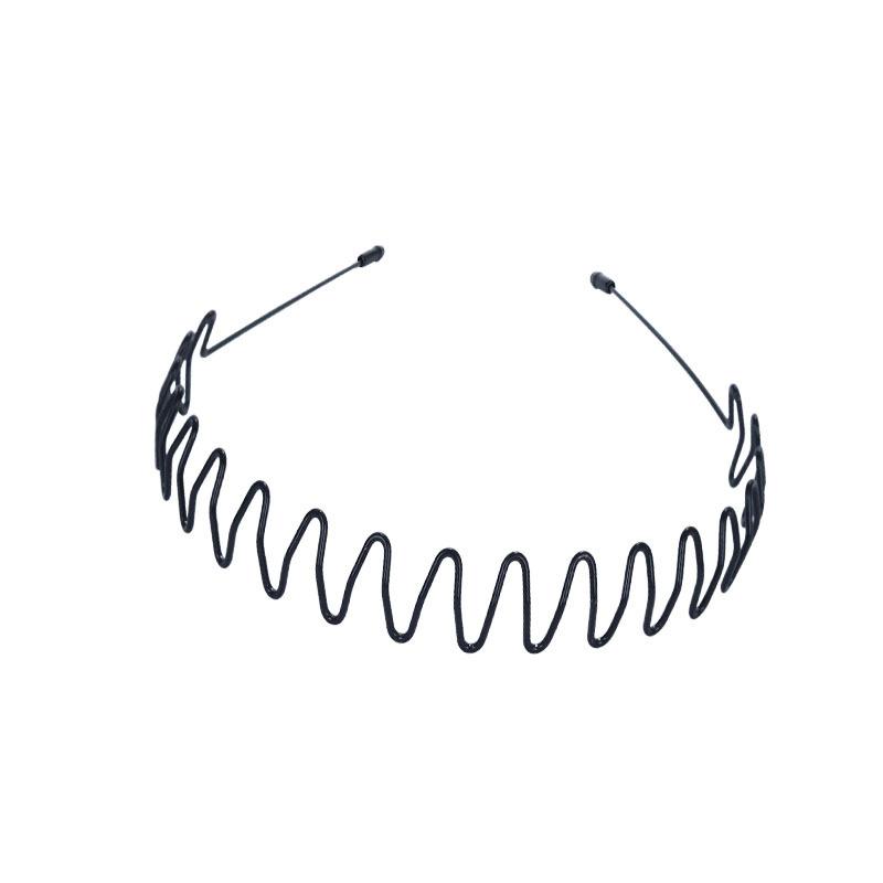 Men's and Women's Iron Hair Bands Headbands R Invisible Sports Back Hair Holes Wavy Hair Clips Magic Headwear