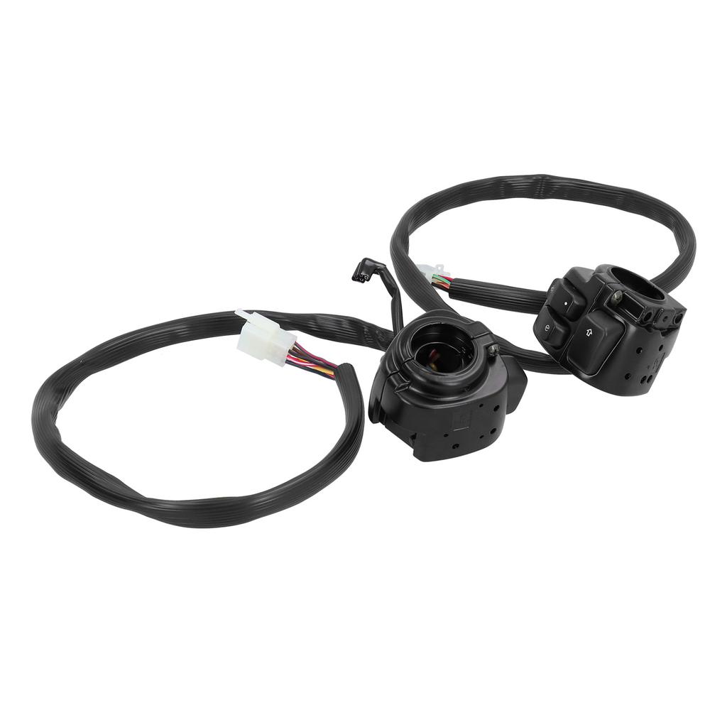 2pcs 1in Motorcycle Handlebar   Headlamp Turn Signal Horn Gear Control Button  