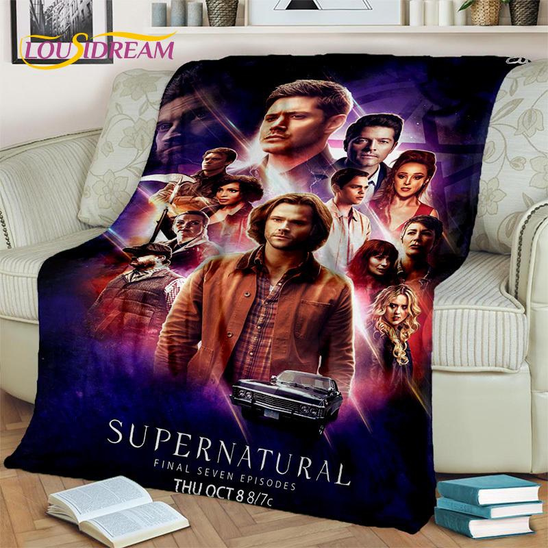 Supernatural Series 3D Blanket,Flannel Throw Blanket for Home Bedroom Bed Sofa Living Room Picnic Office Hiking Leisure Nap Gift