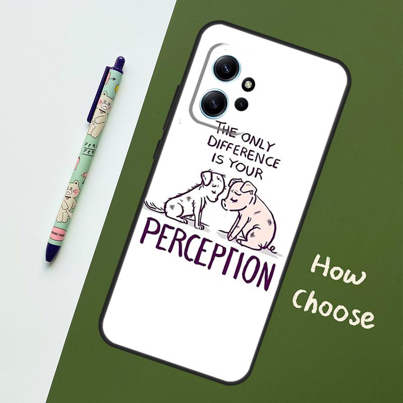Vegan Inspiration Case For Xiaomi Redmi Note 13 11 9 10 12 14 Pro 11S Cover For Redmi 15 14C 10C 13C 12C 15C