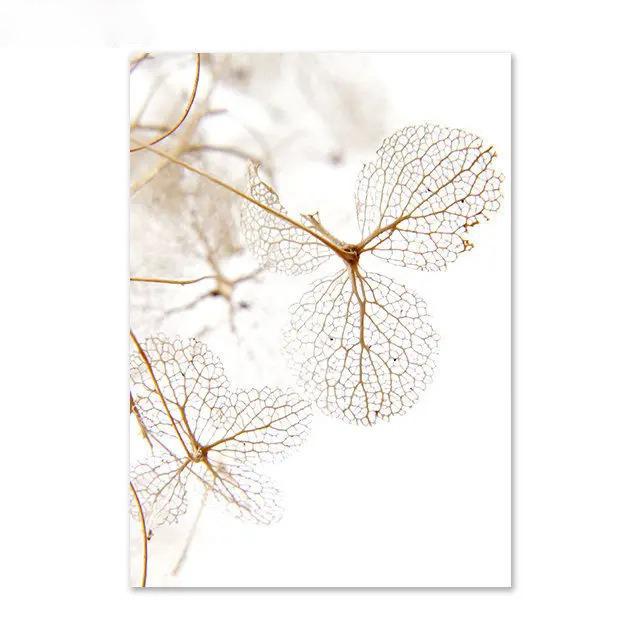 Nordic Beige Dandelion Painting Poster Reed Canvas Art Print Flower Posters Bunny Tail Grass Wall Art Picture Living Room Decor