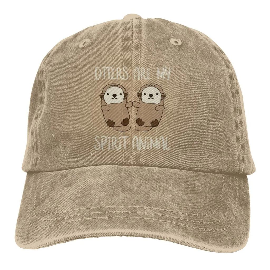 Otters Are My in Spirit Animal Baseball Caps Unisex Soft Casquette Cap Fashion Denim Hat Vintage