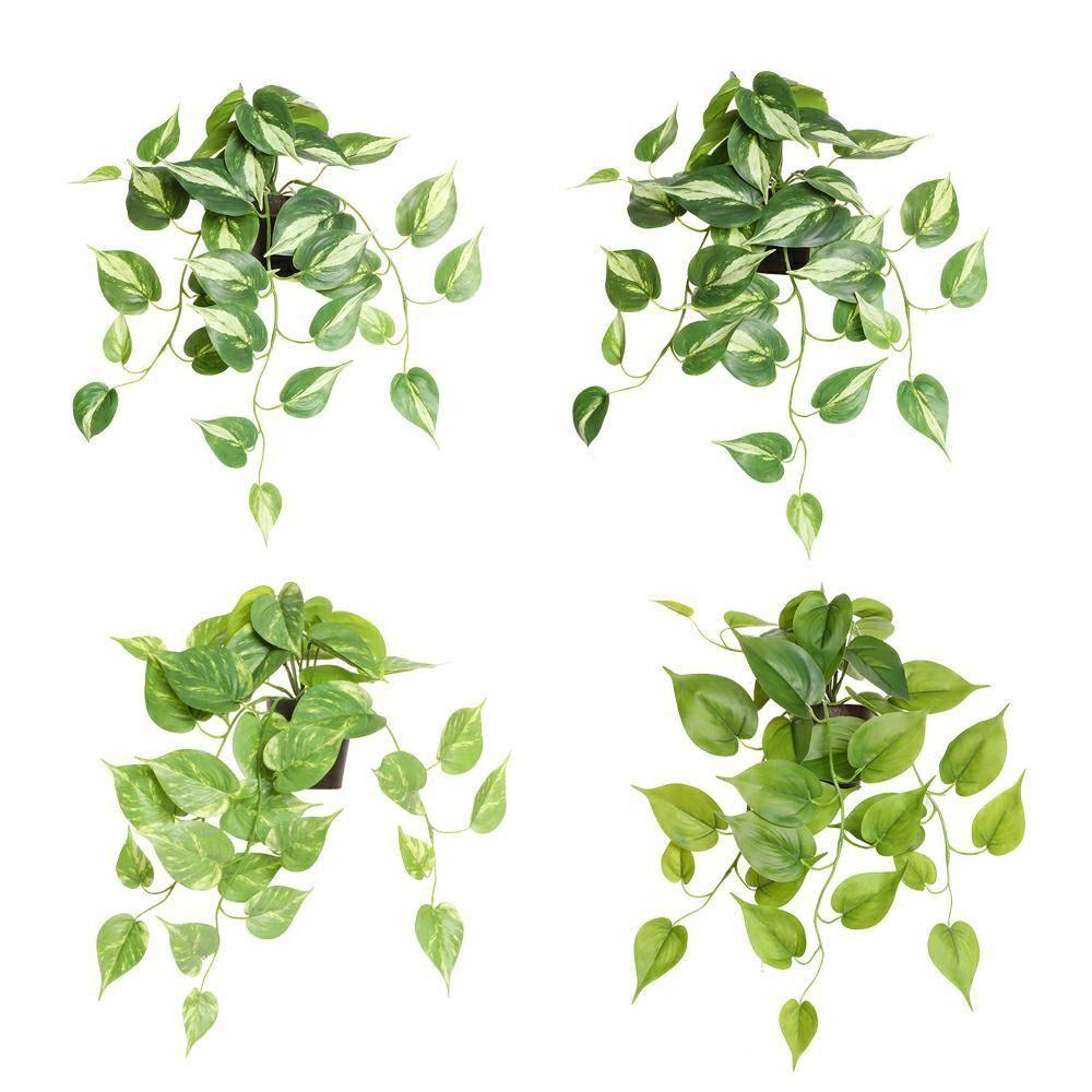 Green Simulated Green Vines Desktop Ornament Faux Grass Lifelike Artificial Plant  Wedding Party