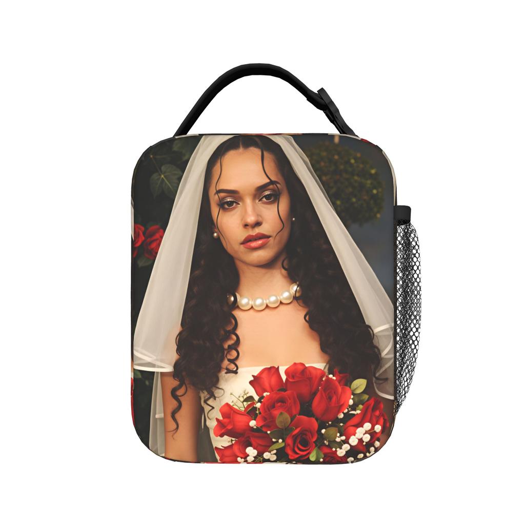 Katseyes Daniela Lunch Bag For Women Custom Lunch Box Funny Travel Cooler Bag Portable Insulated Oxford Thermal Tote Handbags