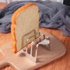 Extended Handle Stainless Steel Toast Rack Rust-proof Bread Stand Durable Toast Holder  Hotel