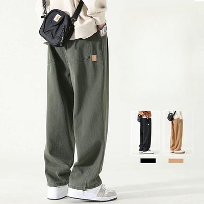 Wide Leg Man Pants Streetwear Harem Pants Casual Baggy Sweatpants Male Straight Trousers Techwear Sport Basketball
