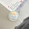 Wind Girl Heart Flower Bow Bear Transparent Airbag Mobile Phone Holder Paste Desktop Watch Chasing Drama