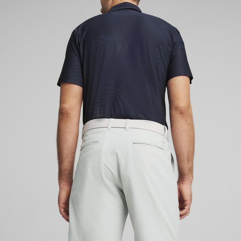 Puma X Palm Tree Crew Solid Comfortable Soft Golf Short Sleeve Polo Shirt Men Polo Shirts Deep-Navy 623964-04