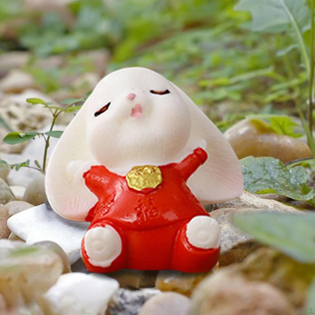 Statue Desktop Ornament Landscape Sculpture for Spring Festival Decor Birthday Gift