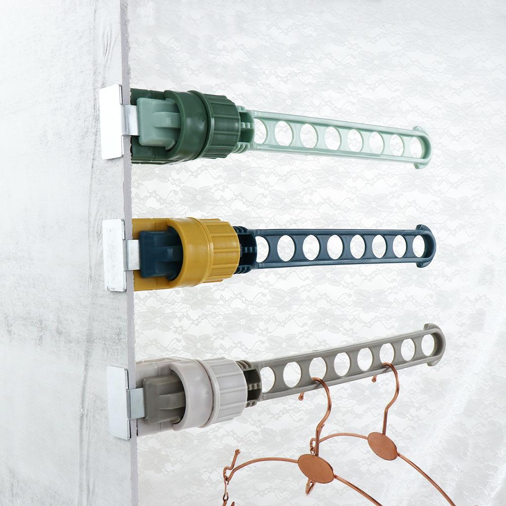

Plastic Sturdy Portable 8-holes Clothes Rail Window Frame Hanger Clothes Rack Drying Rack grey