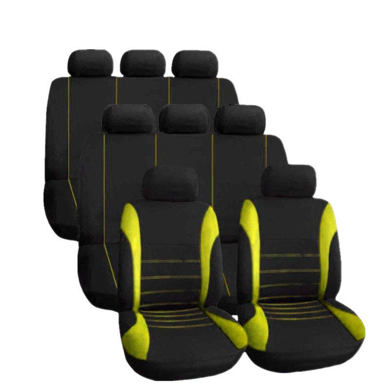 1 Sitz/2 Sitze/5 Sitze/7 Sitze/8 Sitze Luxus Universal Komplettset Autositzbezüge Sitzdekoration Rücksitzbezug Vorne Autokissen Schutzhülle