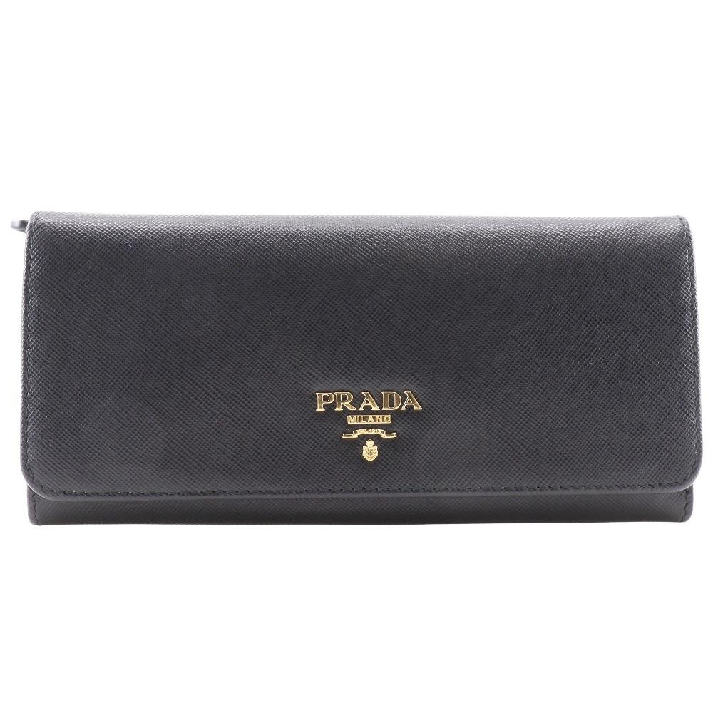 

PRADA Purse 1M1132 NERO black Safiano Women Used