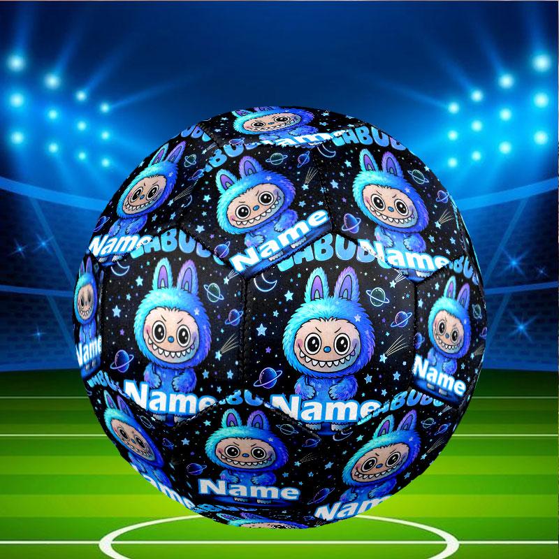 Custom Name Personalized Labubu Print Size 5 Soccer Ball Training & Match Football, for Team, Kicking, Gift for Football Enthusiasts