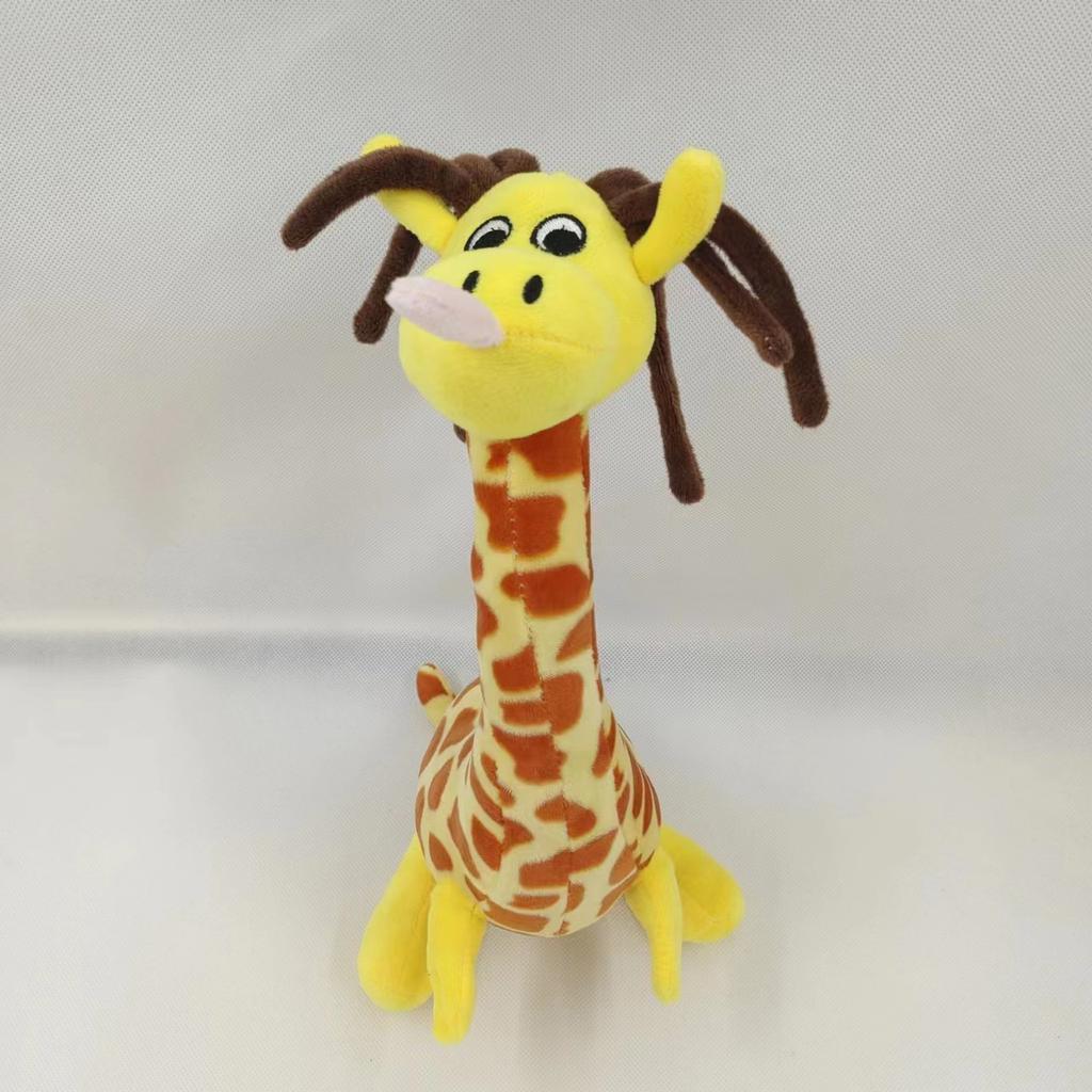 Roztomilá simulační žirafa panenka plyšová hračka panenka