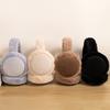 Winter Unisex Ear Muffs Folding Solid Color Good Elasticity Anti Fall Earmuffs Plush Adjustable Ear Warmers for Outdoor