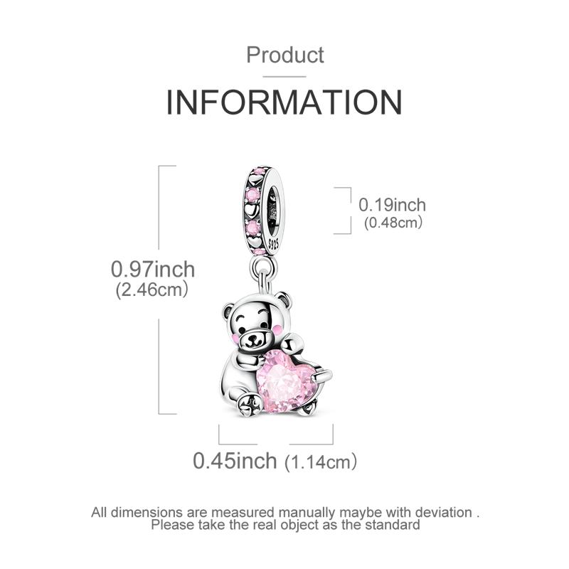 Charm S Copper Original Lucky Gift Charms Beads Fit Pendant Charm Bracelet Dangle For Women Diy Fine Jewelry Making