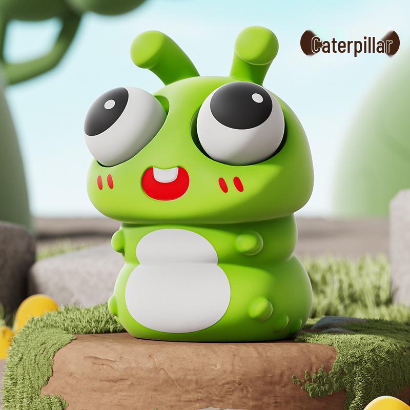 Popular Bubble-Blowing Pinchable Fun Student Decompression Toy Doll