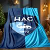 Havre Crest  Blanket Lightweight Ideal Bedding Blanket Perfect for Travel, Camping, Living Rooms, Offices, Sofas, Fan Christmas gift
