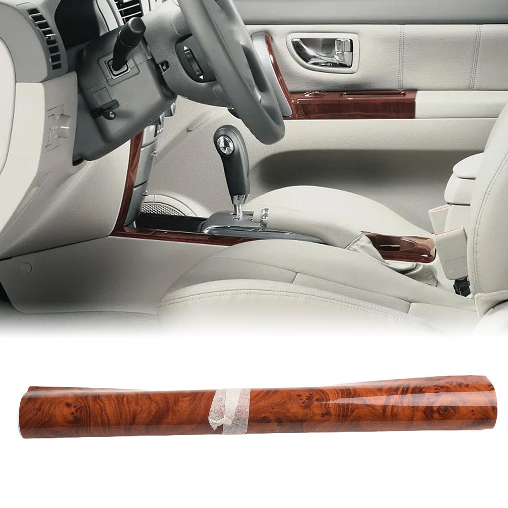 Waterproof Car Sticker Flexible Car Parts Decoration DIY Maroon 30*100cm