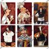 Putuo Decor Chef Metal Painting Retro Tin Sign Cook Kitchen Vintage Wall Decor Restaurant Diner Bistro