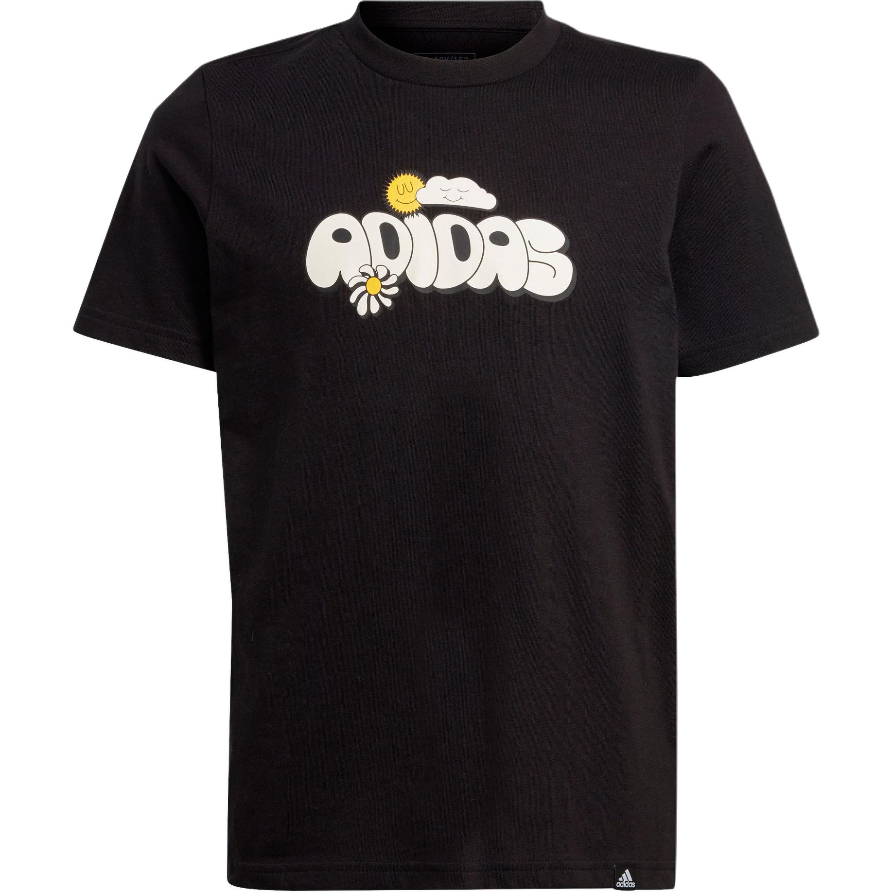 Adidas Unisex T Shirts Crew Neck Moderate IZ0418 128