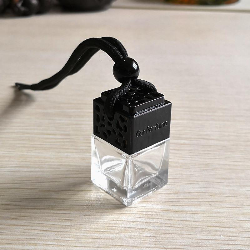 Car Aromatherapy Hanging Bottle - Glass Pendant Ornament for Car Interior