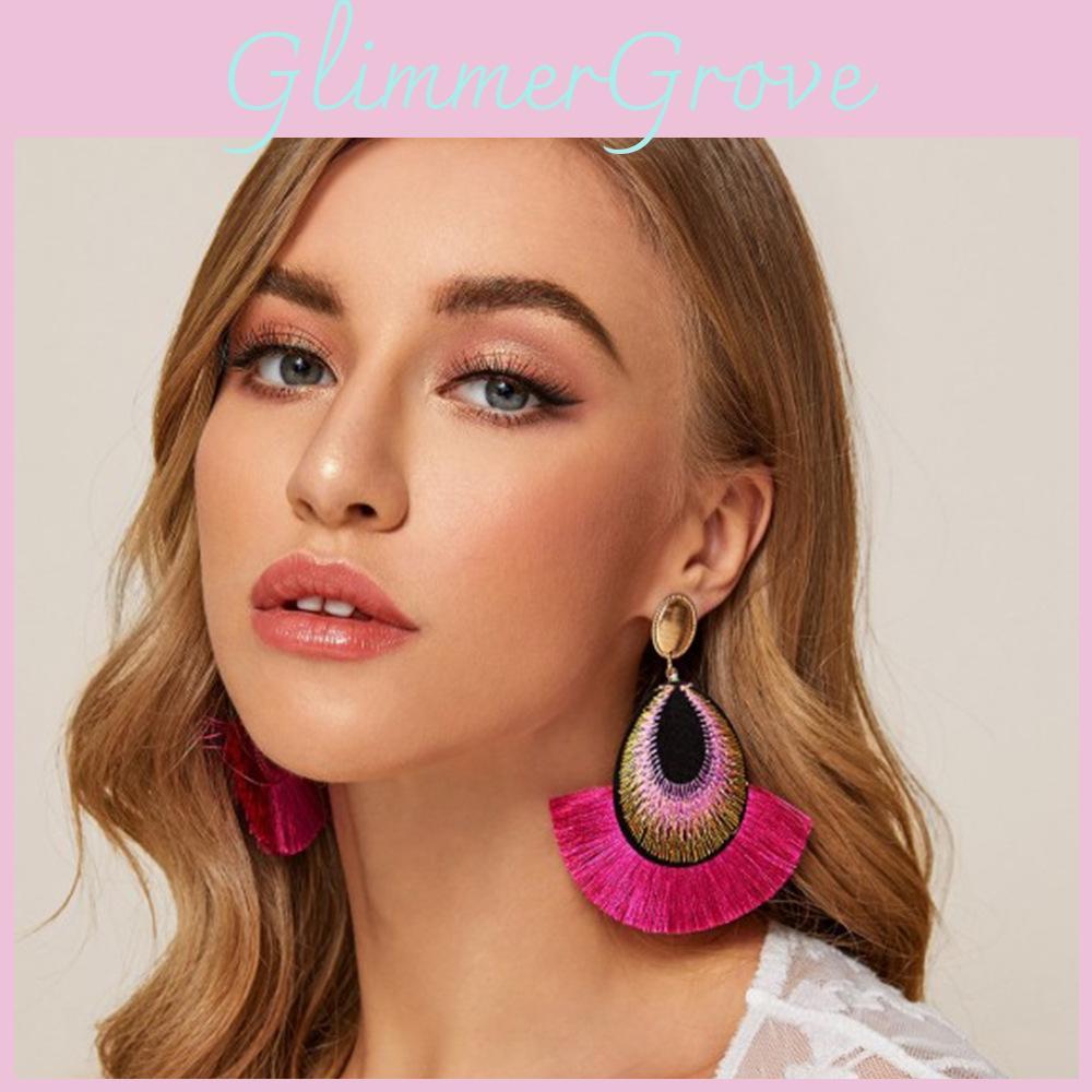 Unique Feather Ear Accessories With Embroidery For Womens Party Travel And Festive Events