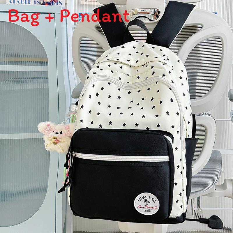 

Arrival Lightweight Nylon Backpack With Features And Geometric Pattern For School Use чёрный