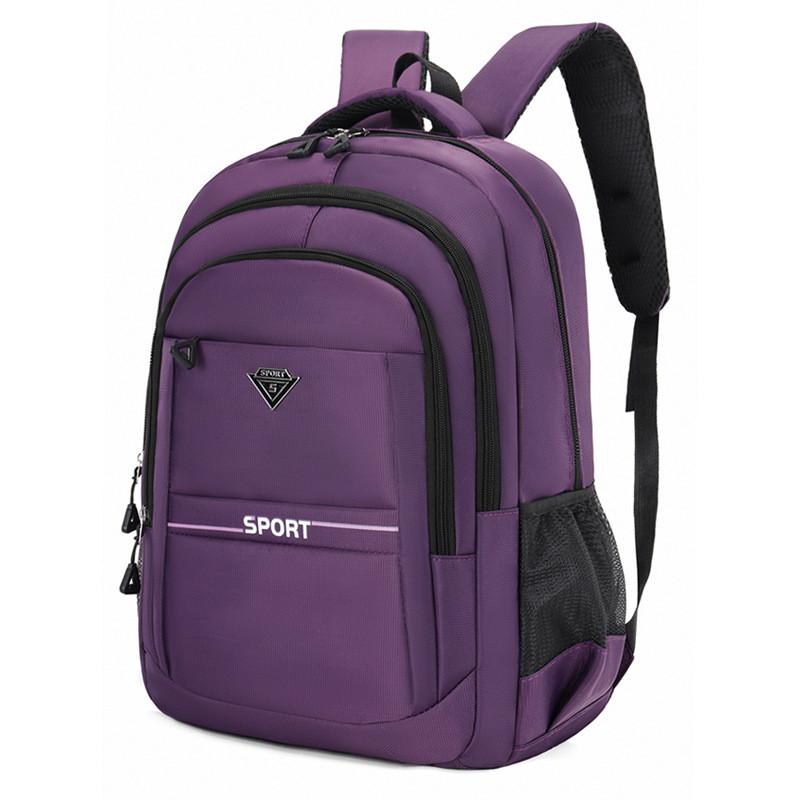 Backpack Simple Style Schoolbag Outdoor Travel Bag Large Capacity Computer Bag