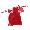 Flower Bow Drawstring Gift Pouch Candy Bag