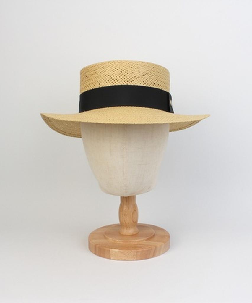 Yunibeosyeolkemiseuteuli Beige Small Logo Panama Hat Panama Hat