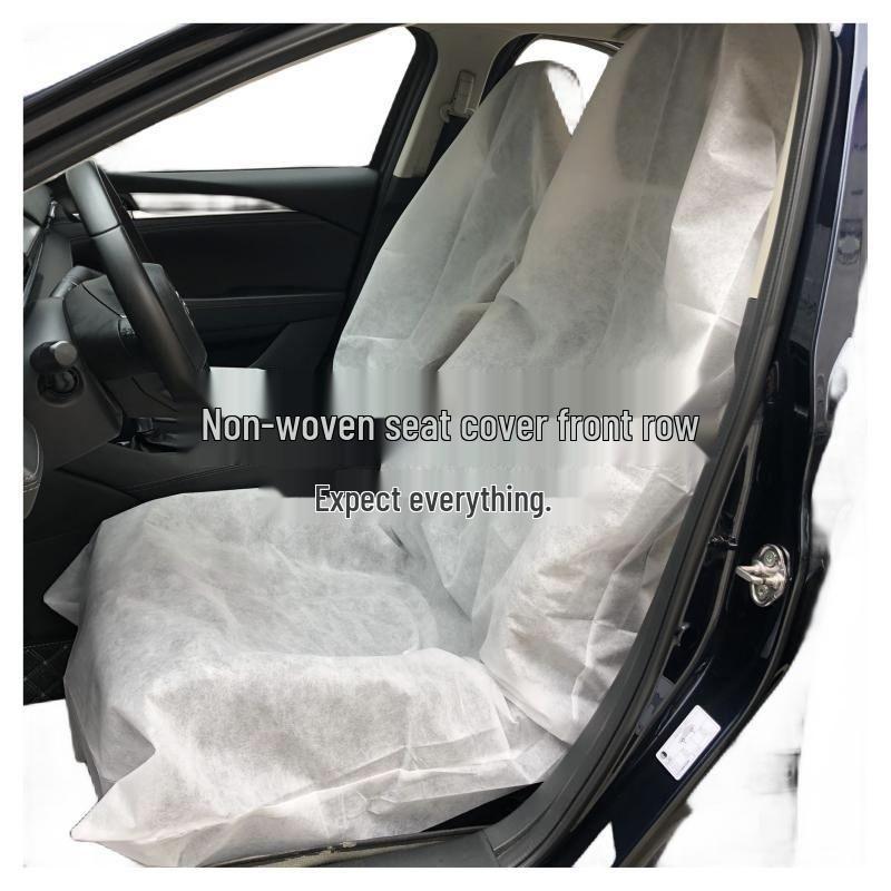 

Универсальные одноразовые нетканые чехлы на автомобильные сиденья - Пыленепроницаемые и пятностойкие, Полное покрытие для всех моделей Front Row [1pc] [Clearance] белый