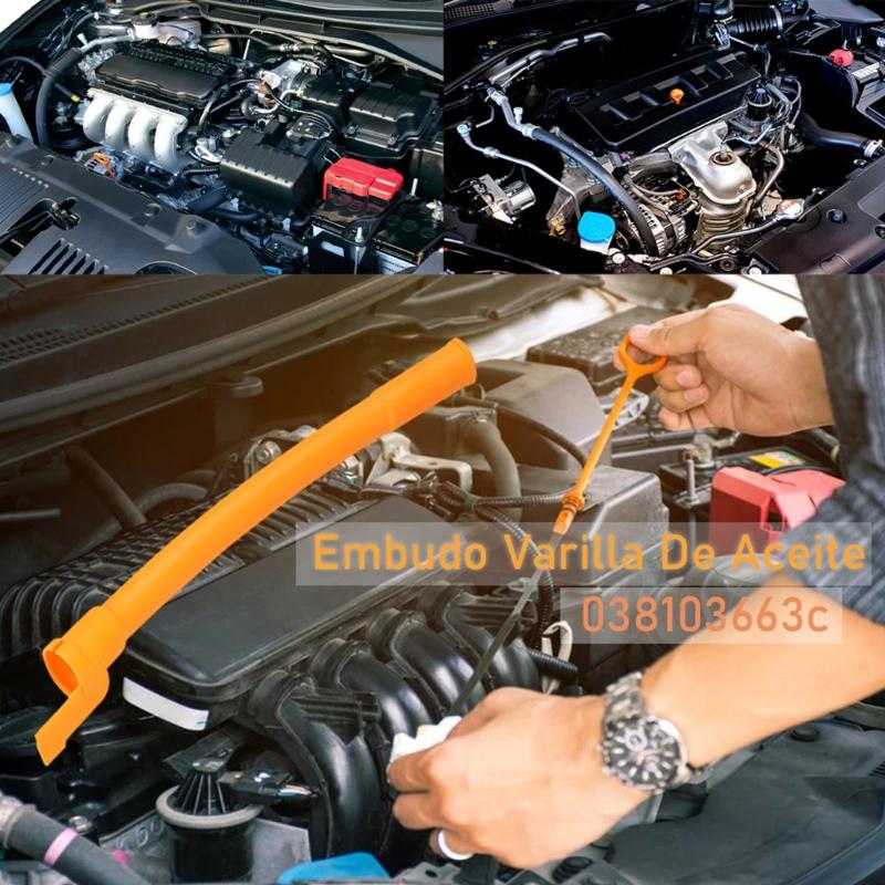 Ölpeilstabführungsrohr Kunststoff Ölpeilstab Trichterrohr Temperaturbeständiges Ölpeilstabrohr 038103663 für Automobile