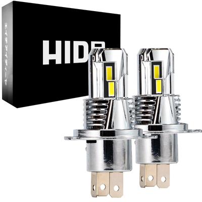 HID-YA H4 LED Headlight, 21600cd (Candela), Explosive Light, White, Vehicle Inspection, Wireless, Genuine Size,