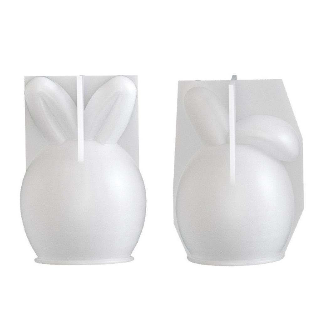 Ostern Silikonformen Ei Hase Kunsthandwerk Geschenk Gießformen Hase Silikonform für DIY Kerzen Seife Gips Handwerk