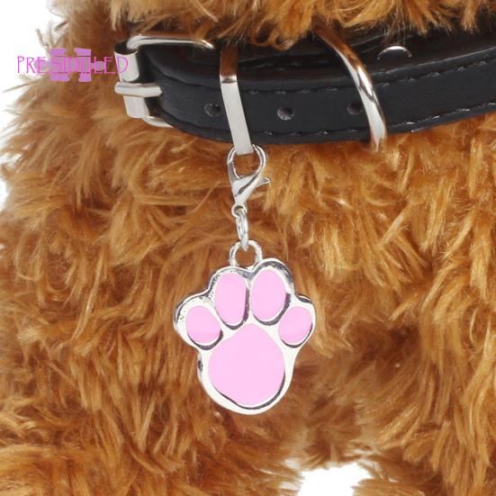 Buy Dog Accessories Paw Dog Puppy Cat ID Name Tags Collar Pendant Charm Pet Accessories at