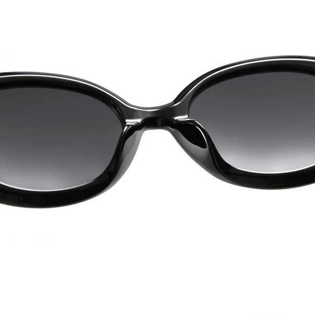 Small Frame Oval Tea Lens Nearsighted Sunglasses With Diopters Anti-Glare Prescription Sun Glasses For Women -0.5 To -4.0