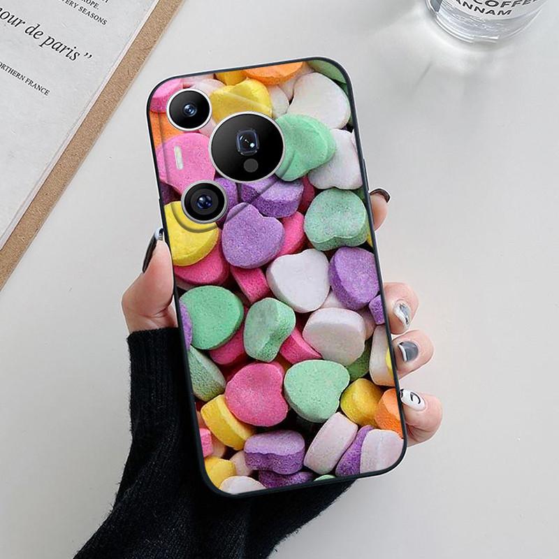 For Huawei Pura 70 Case Lovely Cartoon Flower Soft Silicone Phone Cover For Huawei Pura 70 Pro Plus Pura70 Ultra Funda Coque