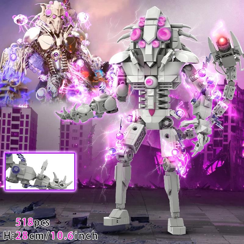 Skibidi Toilet Figure Construction Toys For Male Titan TVMan Speakerman Titan Drill Man Blocks Model Toys Kids Toys