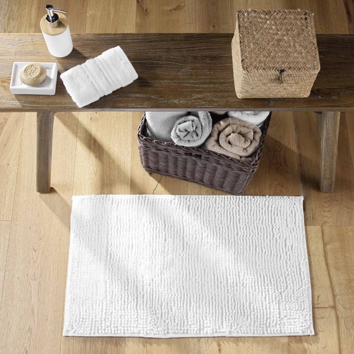 Tapis de Bain Sweety 45 x 75 cm – Blanc
