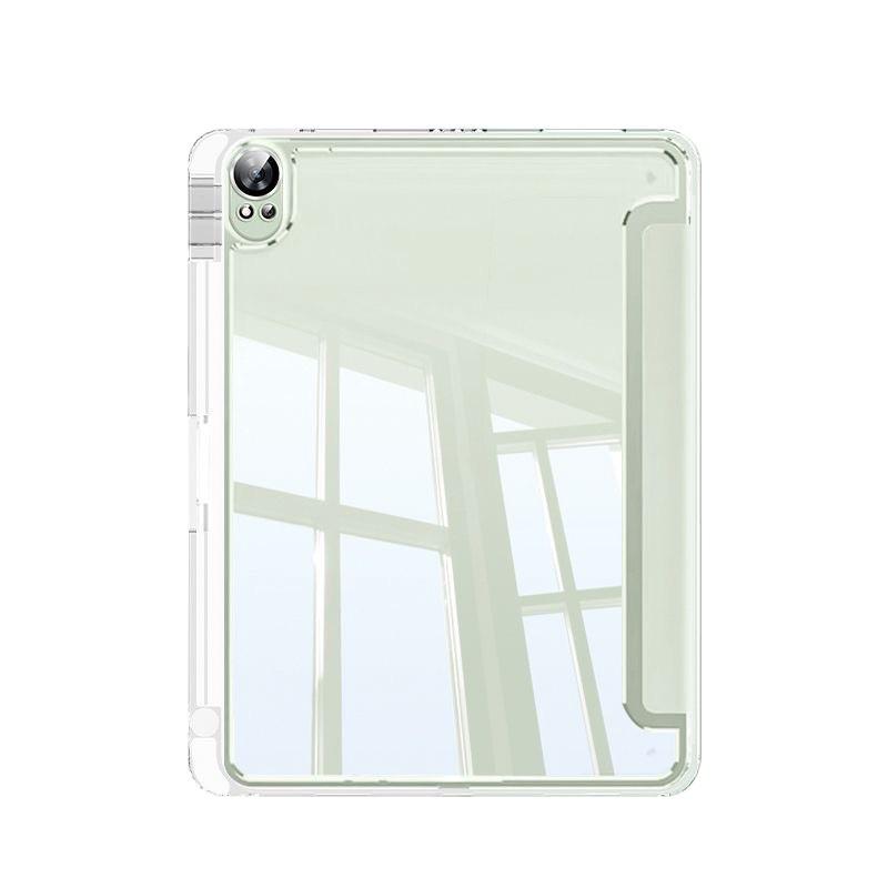 Samsung Galaxy Tab S9 Protective Case: 3+Y Fold, Transparent Acrylic, Full Coverage