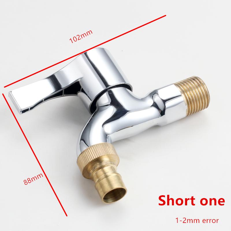 1Pc Brass Single Cold Water Wall Tap Garden Washing Machine Water Tap Basin Faucet Bibcock