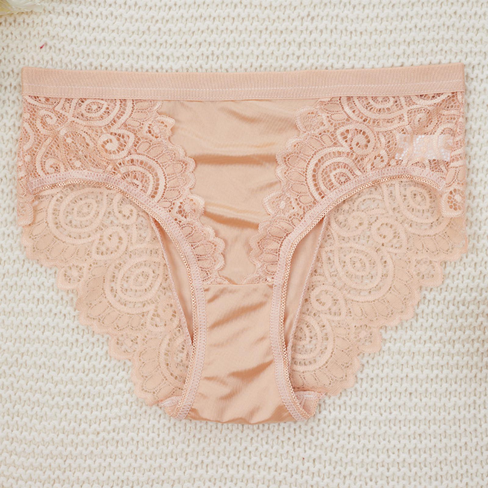 Женское кружевное нижнее белье средней посадки, сексуальное кружевное нижнее белье L