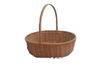 Handcrafted Bamboo and Rattan Flower Arrangement Basket for Flower Girls