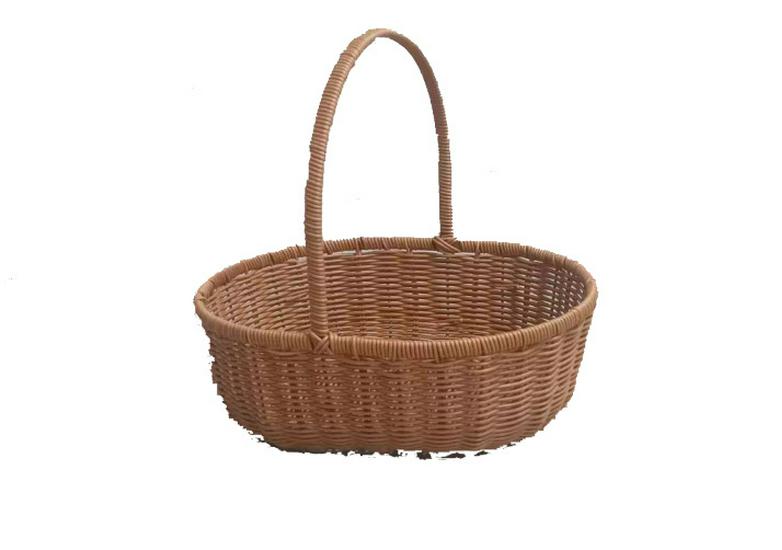 Handcrafted Bamboo and Rattan Flower Arrangement Basket for Flower Girls